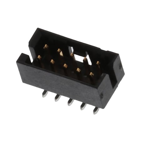 Molex Board Connector, 10 Contact(S), 2 Row(S), Male, Right Angle, 0.079 Inch Pitch, Surface Mount 878321007